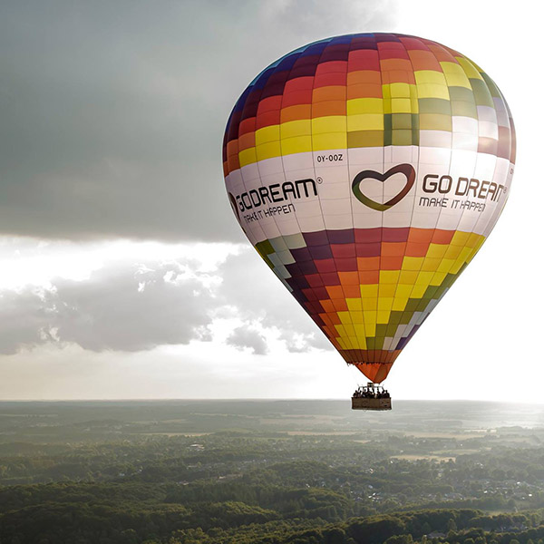 Ballontur - Køb en luftballontur og flyv hele landet
